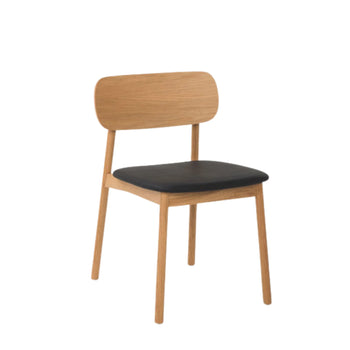 Radial Dining Chair - Leather/Oak