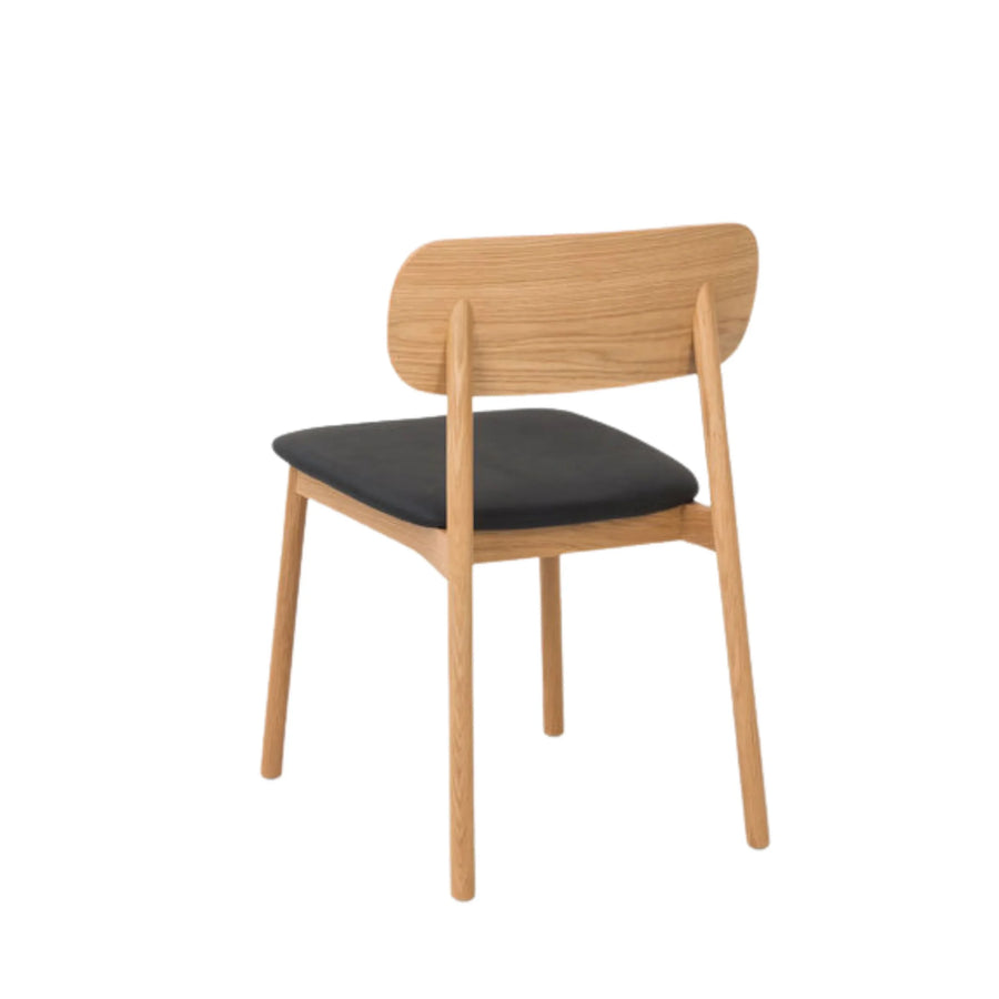 Radial Dining Chair - Leather/Oak