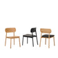 Radial Dining Chair - Leather/Oak