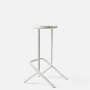 Platform Stool - White