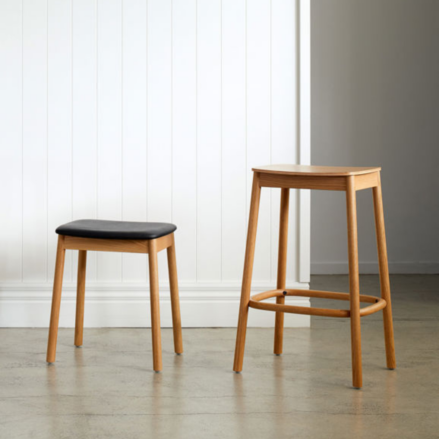 Radial Stool 65cm - Oak