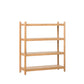 Tilt Shelf Pair of Legs 4 Tier - Oak