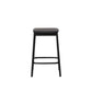 Radial Stool 65cm - Leather/Black