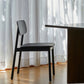 Radial Dining Chair - Leather/Black