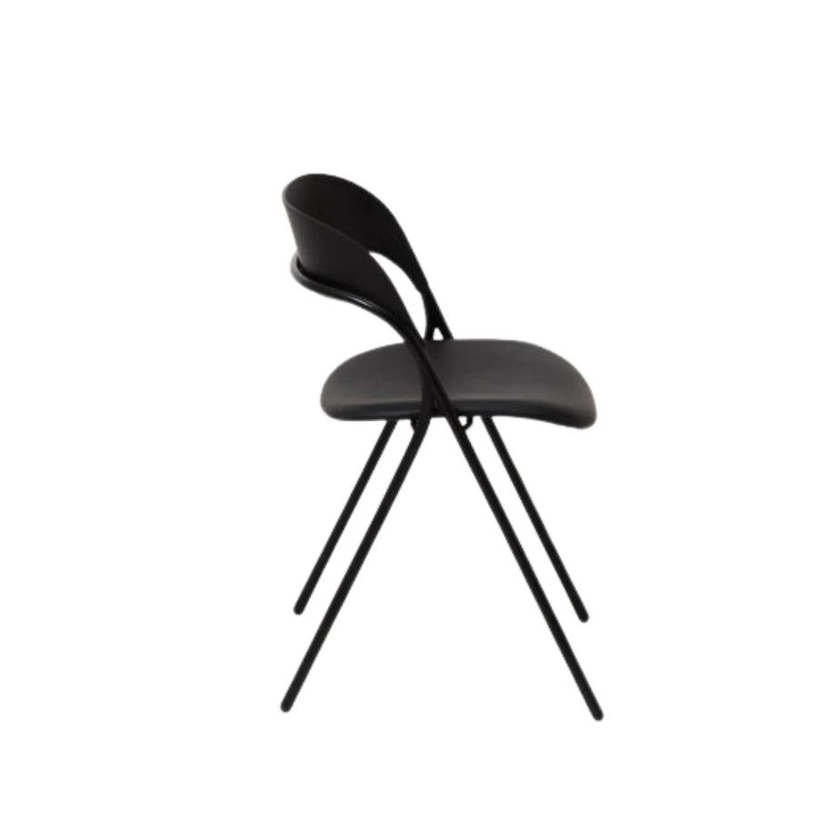 Trace Dining Chair - Leather/Black