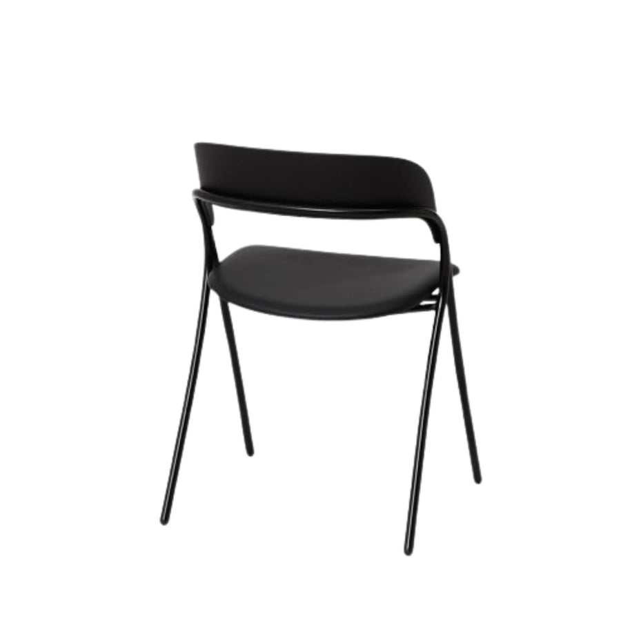 Trace Dining Chair - Leather/Black