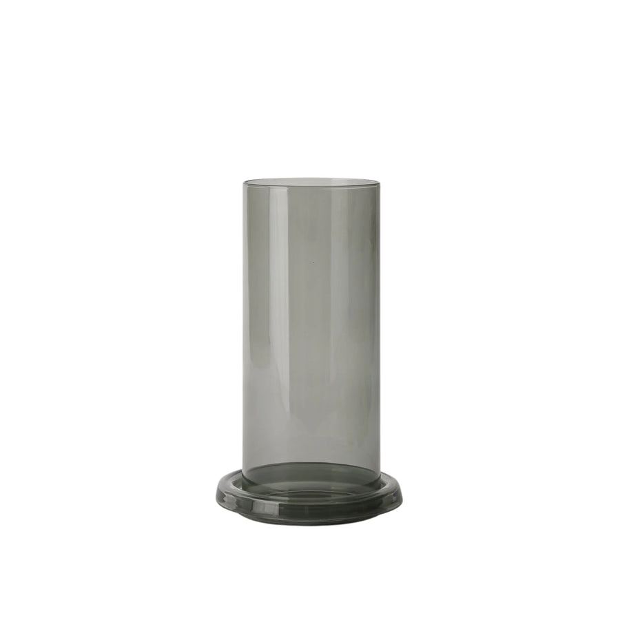 Cascade Hurricane Lamp Large - Smoke