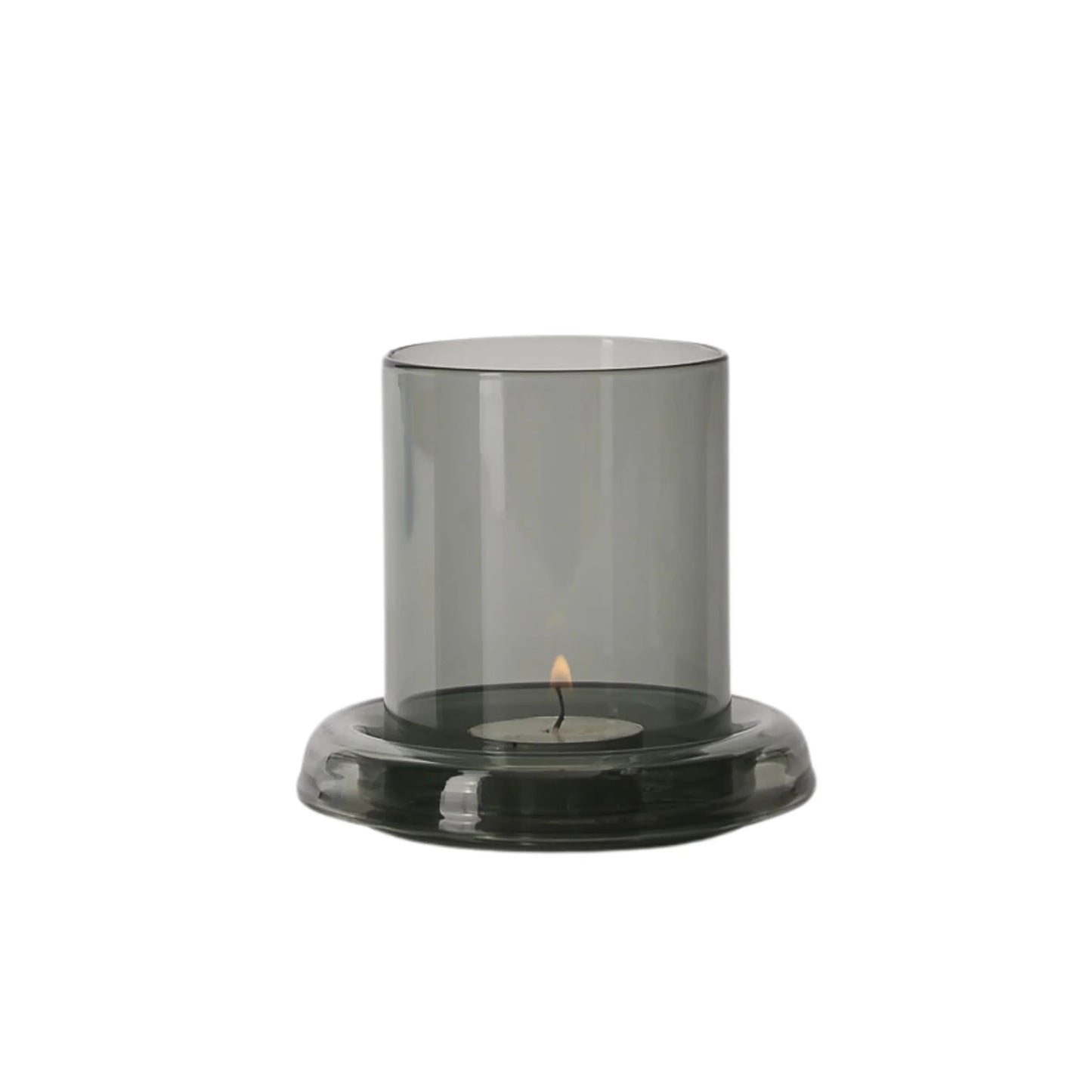 Cascade Hurricane Lamp Small - Smoke