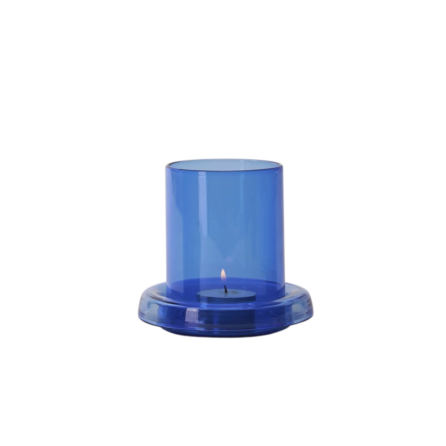 Cascade Hurricane Lamp Small - Cobalt