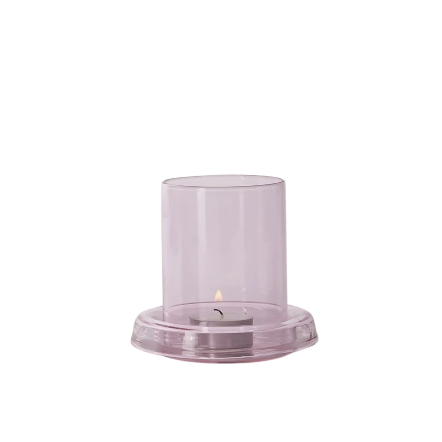 Cascade Hurricane Lamp Small - Rose