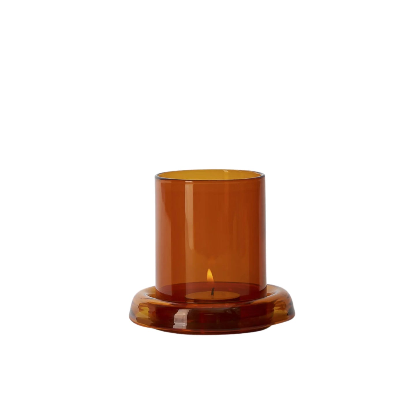 Cascade Hurricane Lamp Small - Amber