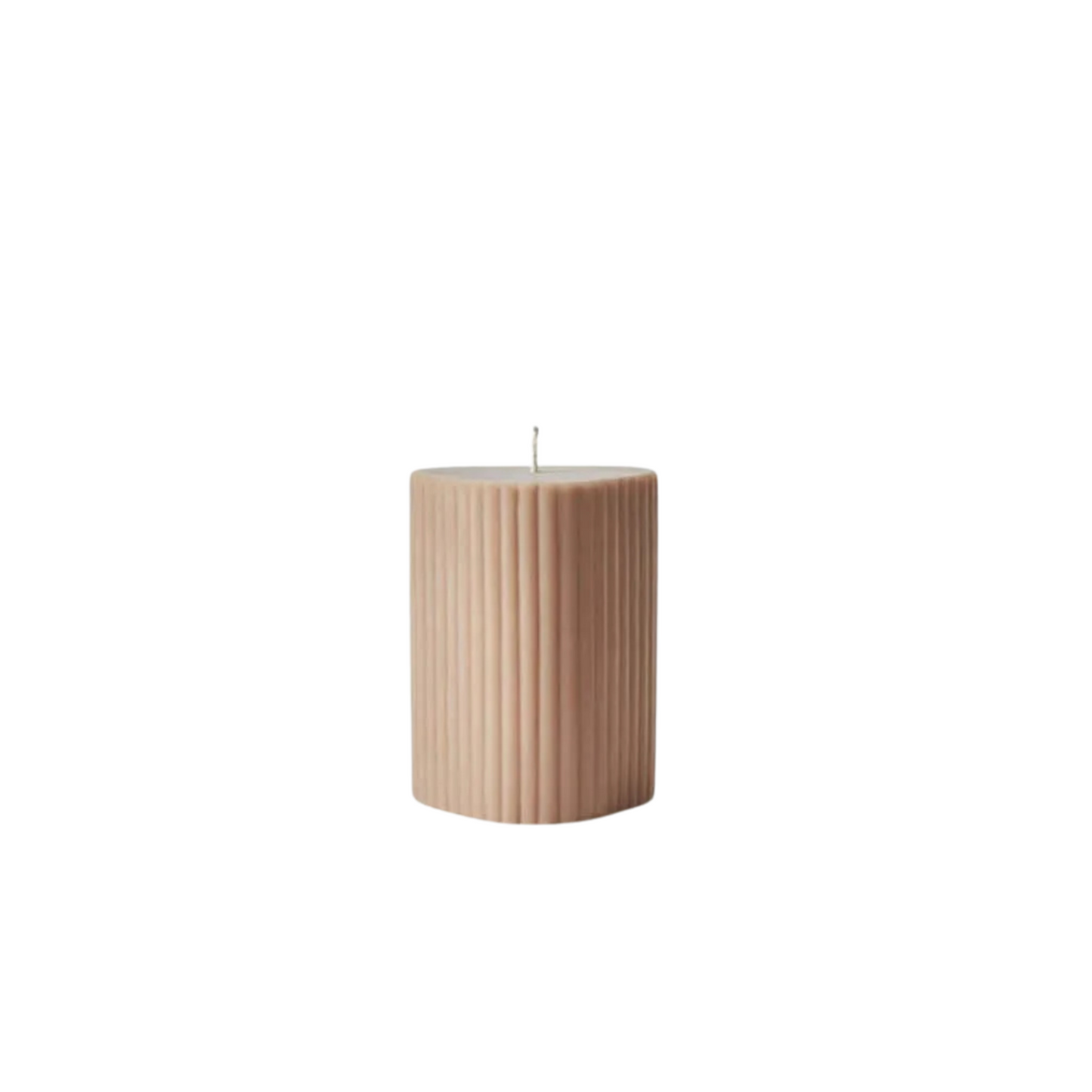 Costa Pillar Candle Oat - Medium