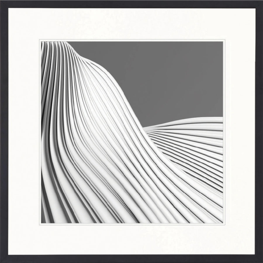 Contours I Print 63cm x 82cm Black Frame