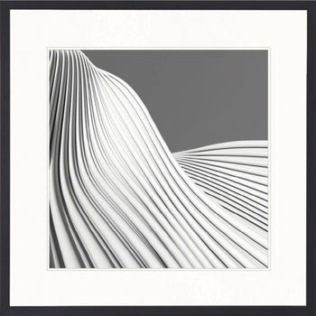 Contours I Print 87cm x 107.6cm Black Frame