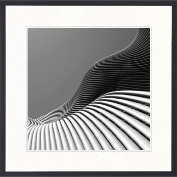 Contours III Print 63cm x 82cm Black Frame