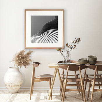 Contours III Print 100cm x 140cm Black Frame