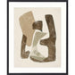 Clevedon Abstract V Print 87cm x 107.6cm Black Frame