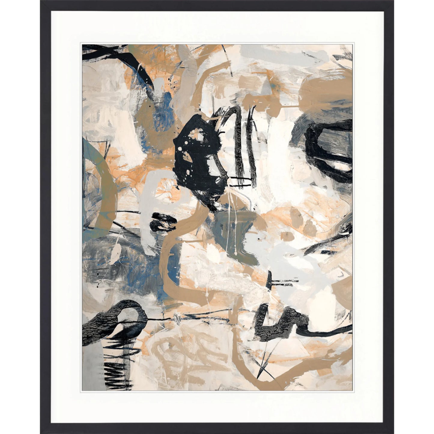 Darlana Abstract I Print 100cm x 140cm Black Frame