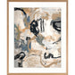 Darlana Abstract I Print 87cm x 107.6cm Whitewash Oak Frame