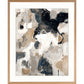 Darlana Abstract II Print 63cm x 82cm Whitewash Oak Frame