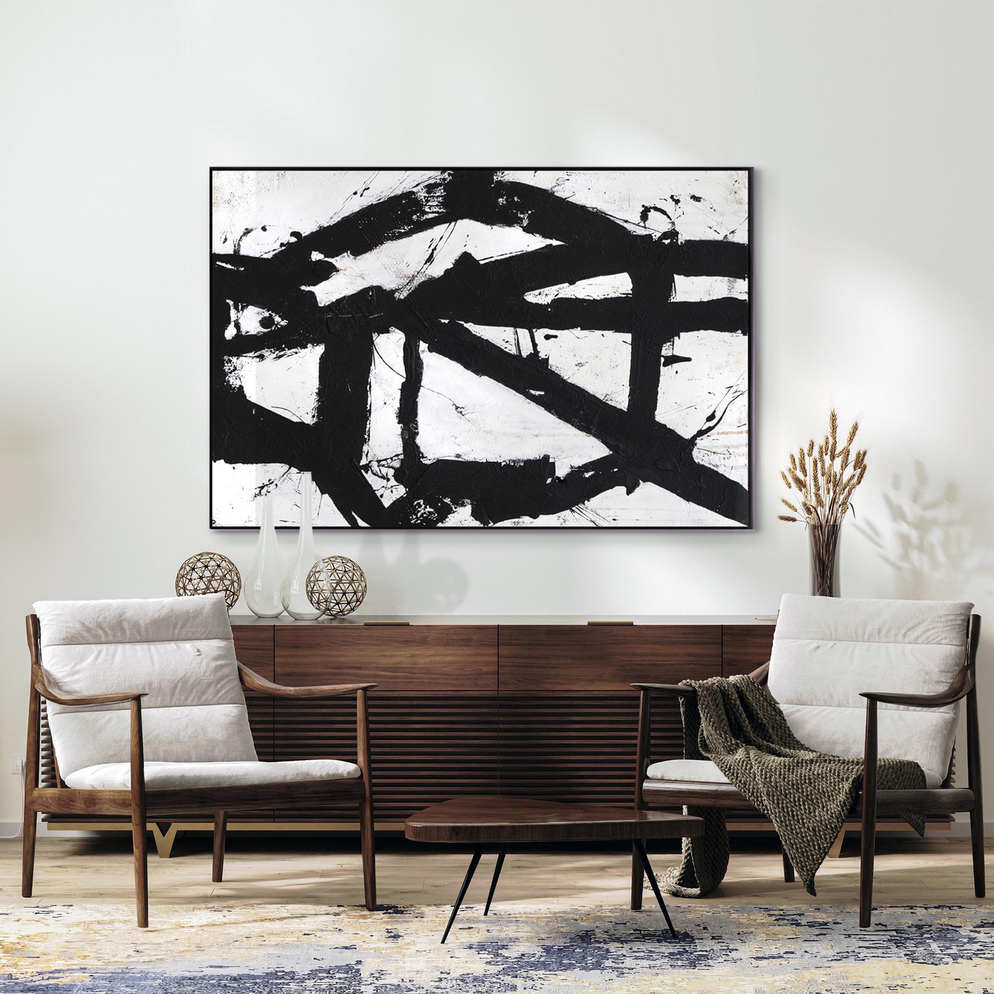 Solar Drift - Platinum Canvas Print 123cm x 183cm Oak Frame