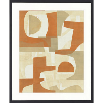 Merabu Collage III Print 63cm x 82cm Black Frame