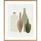 Modesto Vessel II Print 63cm x 82cm Whitewash Oak Frame