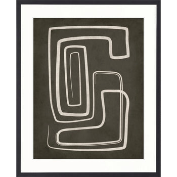 Pessoa Modern Print I 87cm x 107.6cm Black Frame