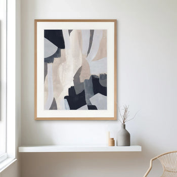 Havana Abstract II Giclee Print 87cm x 107.6cm Black Frame