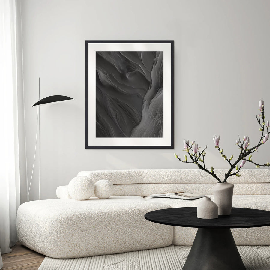 Suri III Print 100cm x 140cm Black Frame