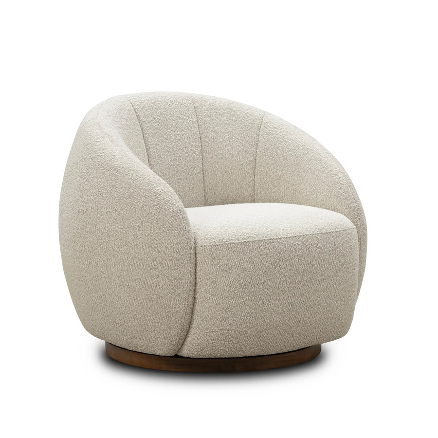 Lark Swivel Armchair - Copenhagen Grey