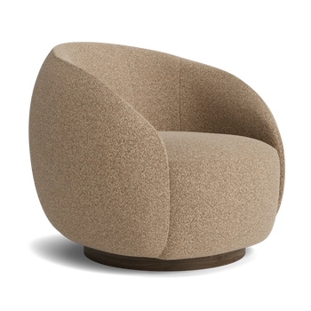 Lark Swivel Armchair - Copenhagen Espresso