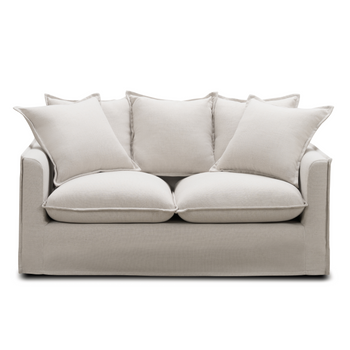 Juno Slipcover 2 Seater Sofa - Luna Oatmeal