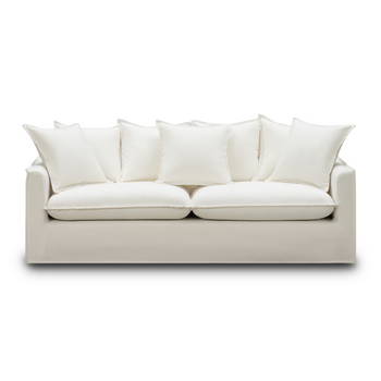 Juno Slipcover 3 Seater Sofa - Luna Ivory