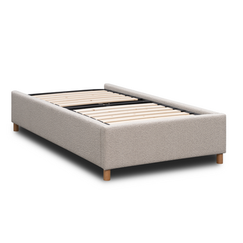 Kennedy Single Bed Base - Copenhagen Grey