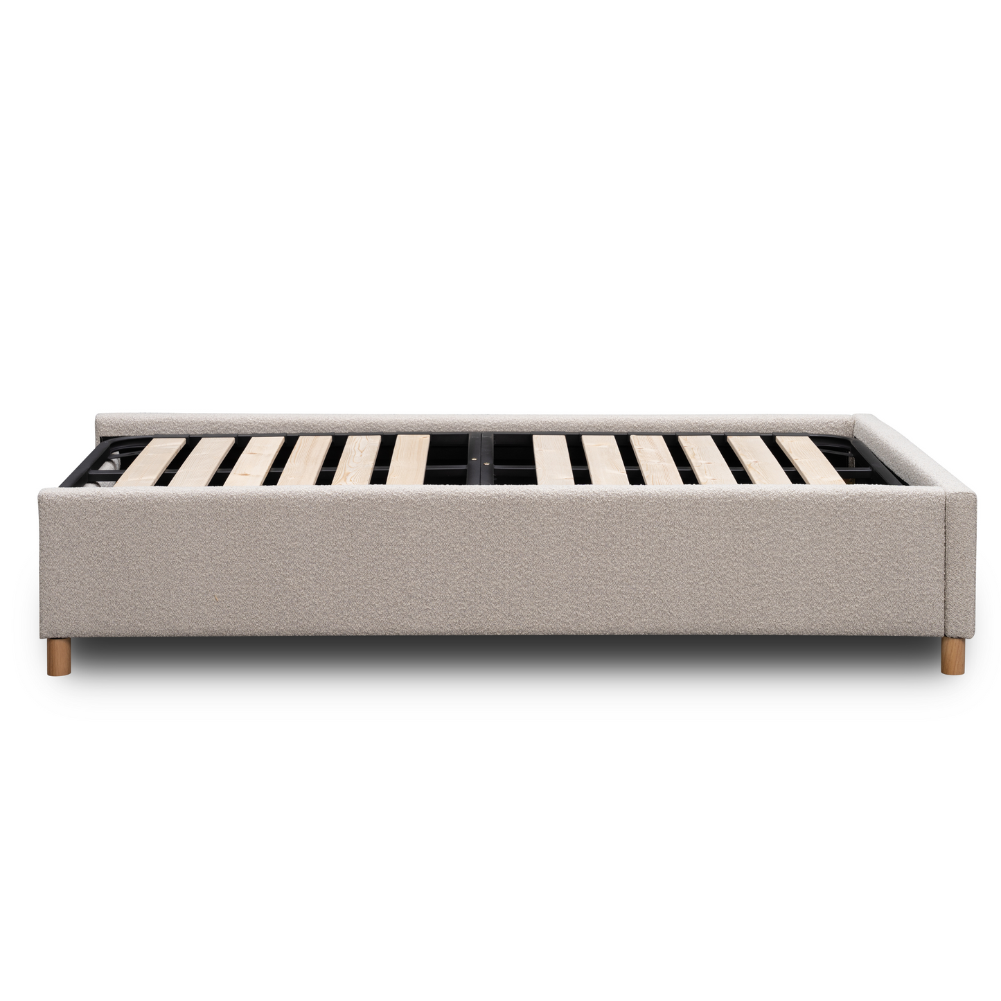 Kennedy Single Bed Base - Copenhagen Grey