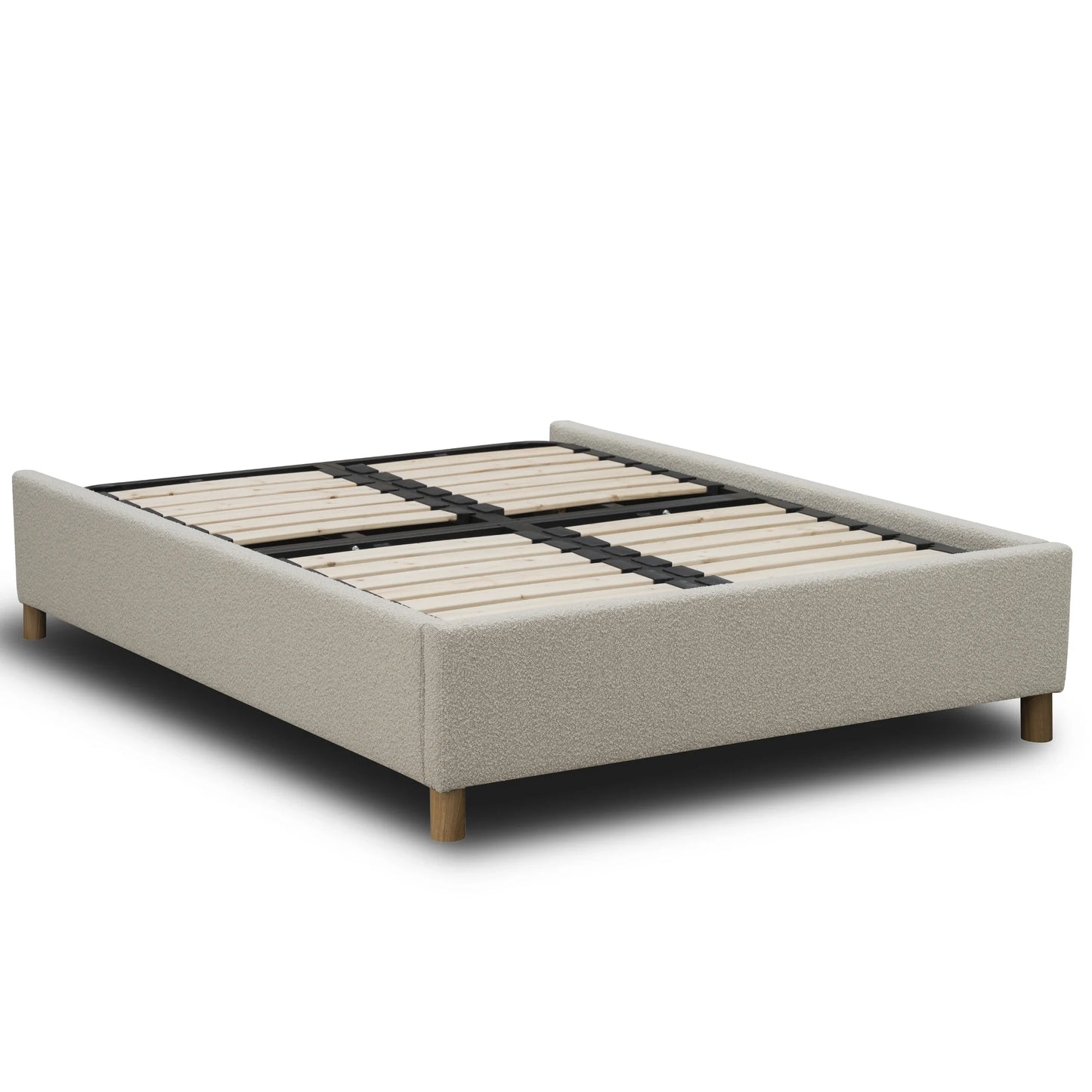 Kennedy Double Bed Base - Copenhagen Grey