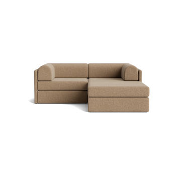 Addy 3 Seater Chaise Sofa - Copenhagen Espresso