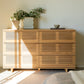 Linear 6 Drawer Chest - Oak