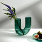 Pearl U Vase - Teal/Jade