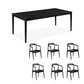 Gather Dining Package - 200cm / Black