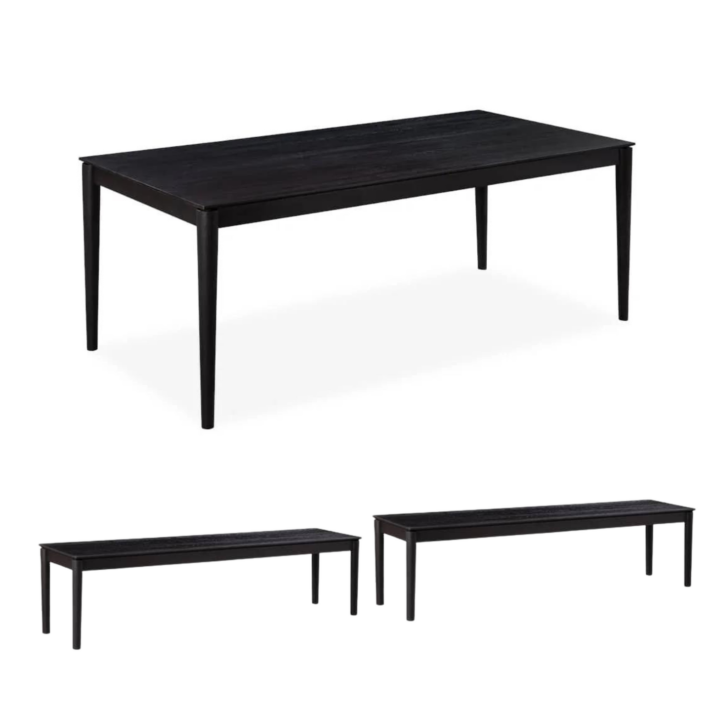 Gather Dining Bench Package - Black