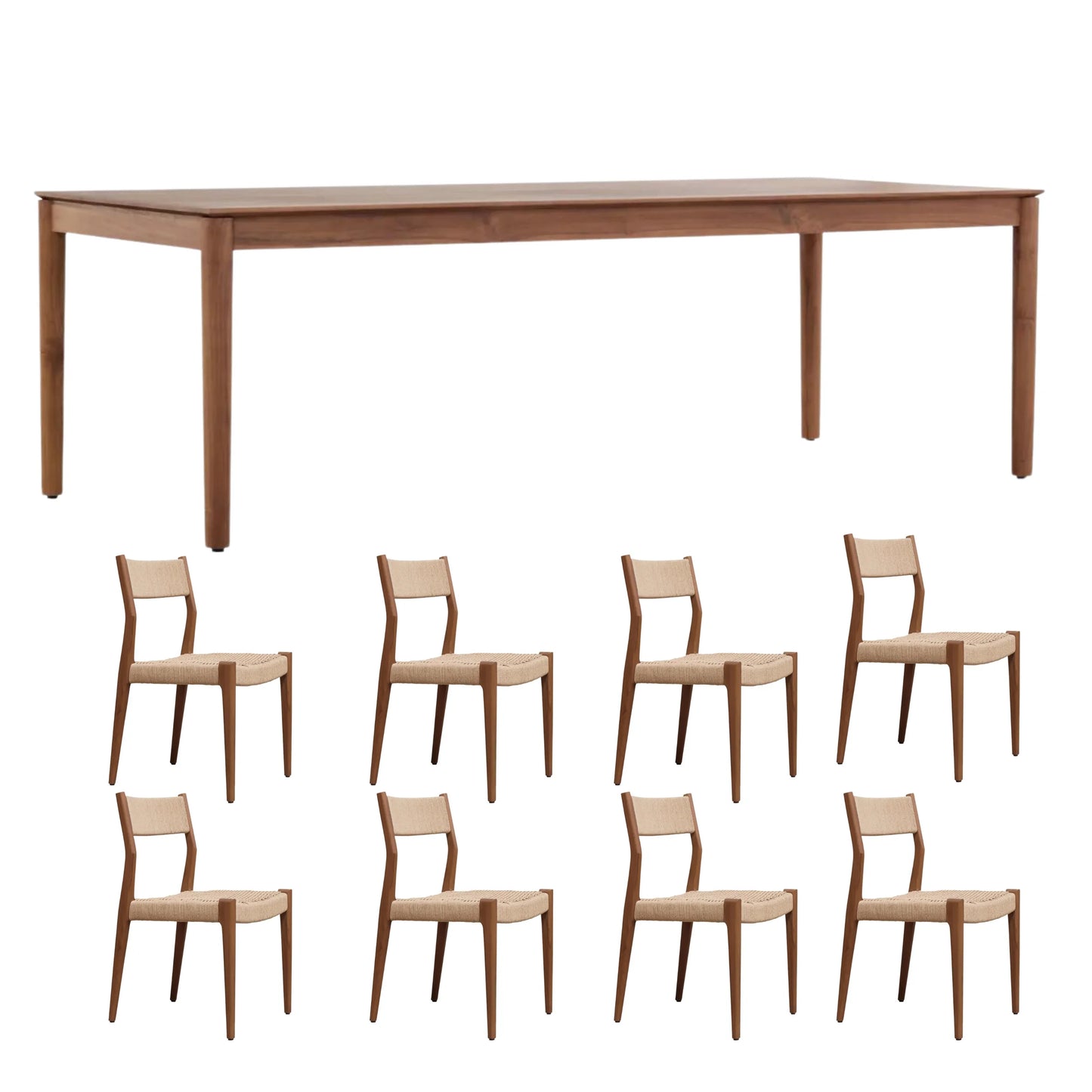 Gather Dining Package - 240cm / Teak