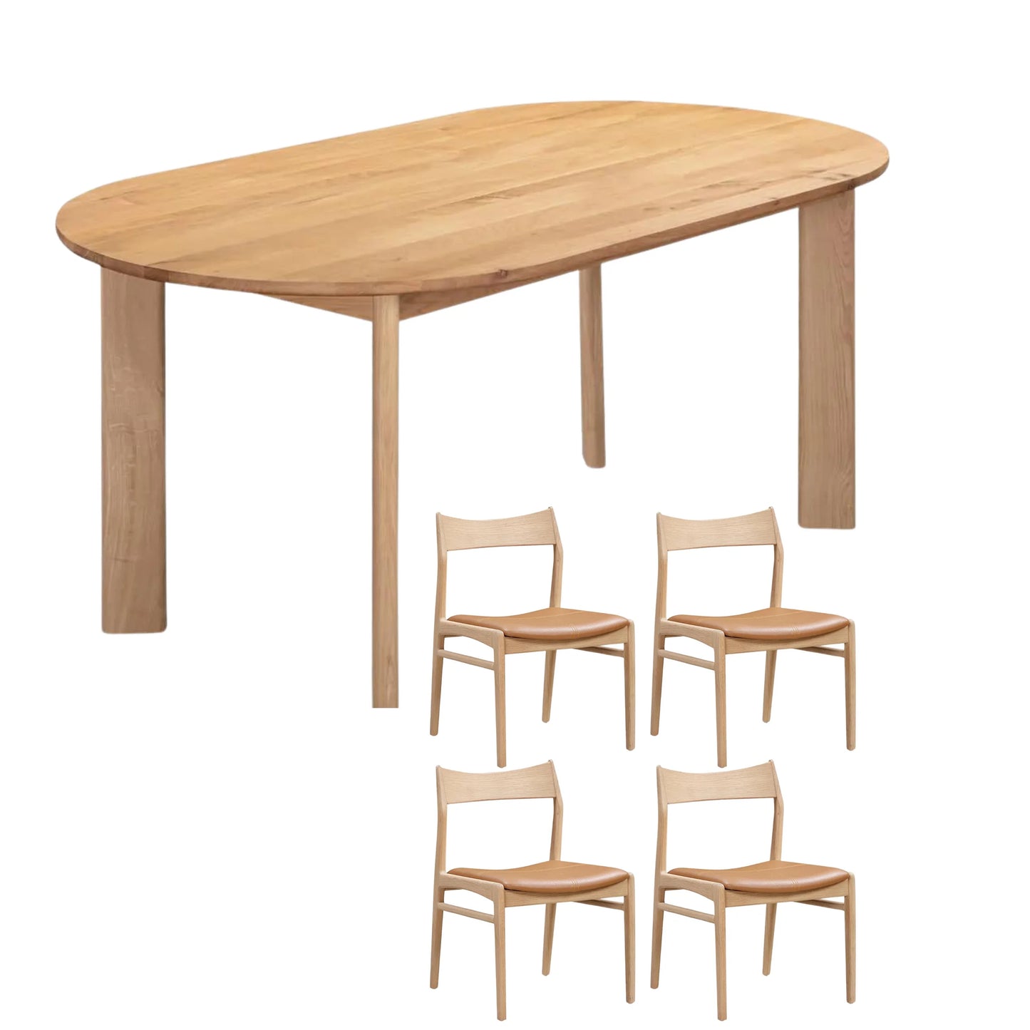 Loop Dining Package - 180cm / Tan