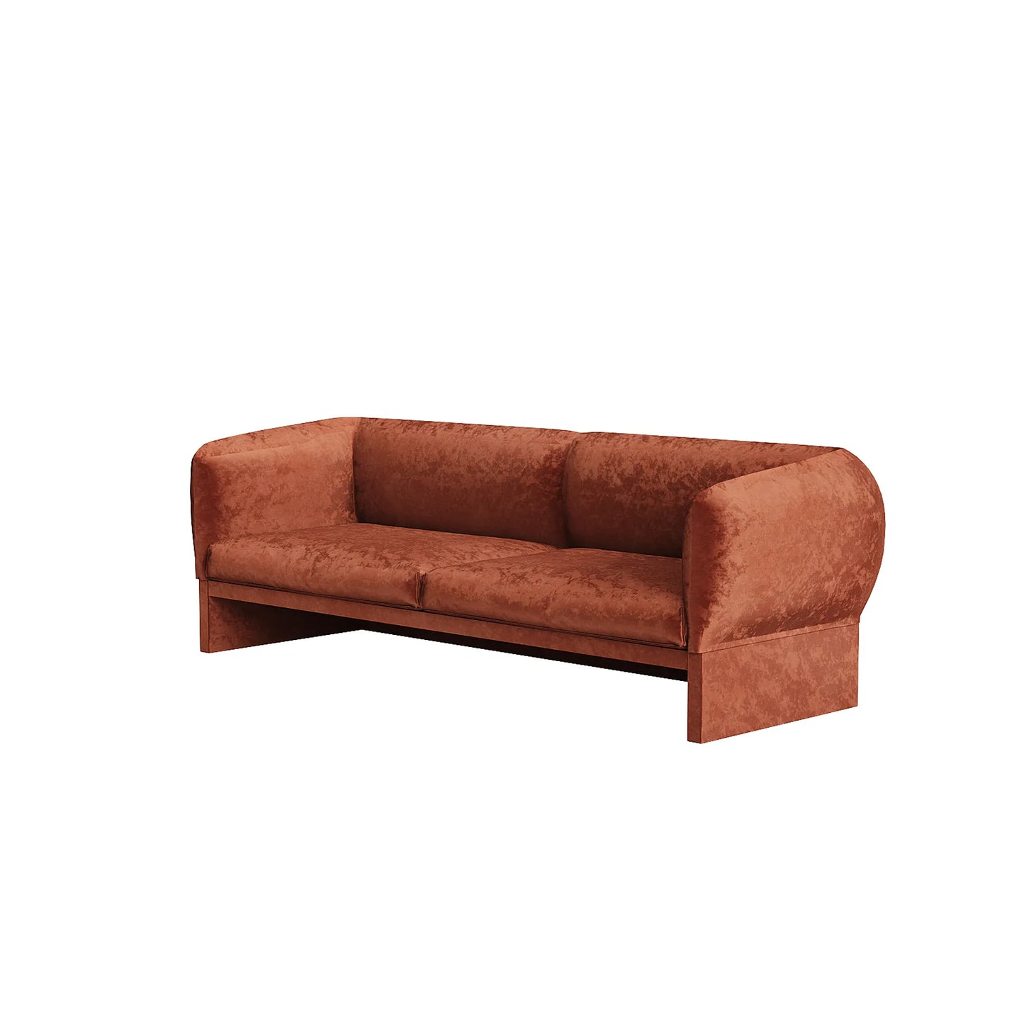 Tulip 3 Seater Sofa - Decent Cinnamon