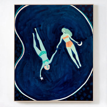 Star Swims Canvas Print 60cm x 72cm