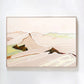 Tread Gently Canvas Print 74cm x 50cm White Frame