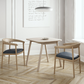 Curbus Square Dining Table - White Ash Dark