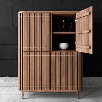 Koppar Cupboard W 4 Dr Teak