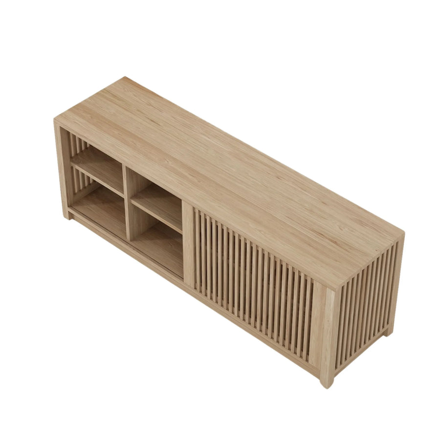 Ray Open Low Sideboard - Oak